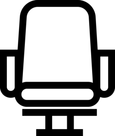 Comfortable Chair Tracing Svg Vector, Free Vectors File